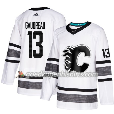 Calgary Flames Johnny Gaudreau 13 2019 All-Star Adidas Wit Authentic Shirt - Mannen
